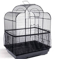 Hakeeta Bird Cage Skirt, Mesh Bird Seed Catcher, Airy Net Cover, Soft Nylon Ventilated Skirt Traps Seed Guard for Parrots with Adjustable Drawstring (Large Size-XL, Black) - color: Black