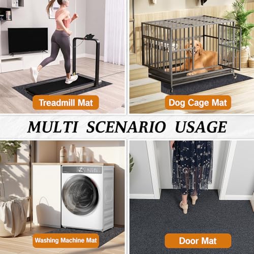 Large Bird Cage Mat, Under Pet Cage Mat, Absorbent/Waterproof Felt Pad for Bird Cages, Reptile Aquariums, Dog Kennels, with Non-Slip Backing for Hard Floors and Surfaces (36 x 36 inch) - size: 36.0"L x 36.0"W x 0.2"H