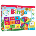 MasterPieces Kids Games - Food Bingo Game - Fun Family Entertainment for Kids and Adults - Educational, Engaging, and Perfect for Game Night, Classroom Activities, and Interactive Play for All Ages - style: Food