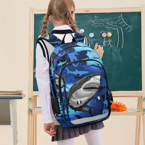 Kids Backpack Elementary Middle School Bags for Boys Girls | Travel, Daypack, Lightweight, Waterproof, with Reflective Strip - color: Multi 23