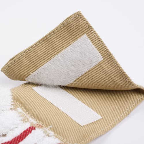 Ritz Premium 100% Cotton Solid and Multi Check Kitchen Tie Towel, Absorbent, Super Soft, and Fast Drying Hang Towel, Set of Two, Biscotti - color: Biscotti, size: Solid & Multi Check - 2 Piece