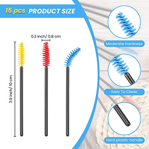 Outus 15 Pieces Hummingbird Feeder Cleaning Brush Mini Nylon Brush Set Cleaner for Bottles, Tubes, Jars, Bird Feeder (0.3 Inches/ 3.9 Inches) - size: 0.3 inches/3.9 inches