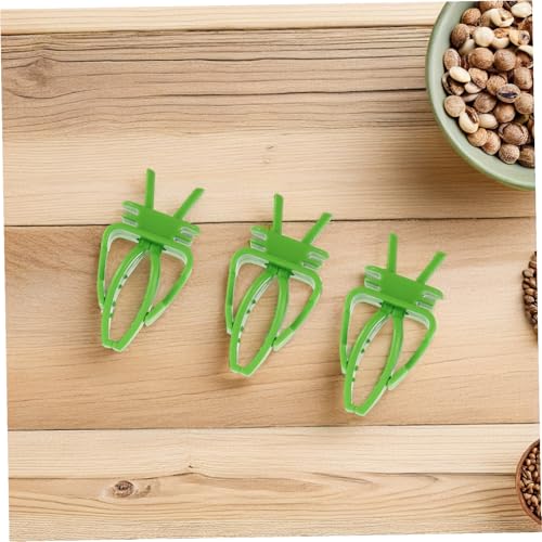 40Pcs Bird Cage Fruit Feeder Clips Parrot Food Holder Hanging Skewer Accessories for Vegetables Fruits Millet Budgie and Parakeet Feeding