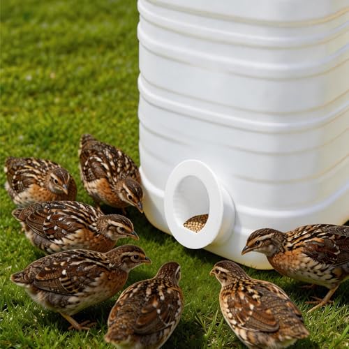 16 Pack Quail Feeder No Waste Feeder Port for DIY Bucket Container (2in) | Quail Feeder Port Tools for Outdoor Coturnix Farming - color: 2in*16pcs
