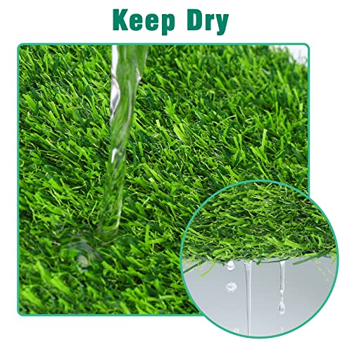 6 Pack Chicken Nesting Box Pads - Washable Artificial Grass Nesting Pads - Chicken Nesting Pads for Chicken Coop and Pet Garden Lawn Indoor Outdoor 12"×12"×1" - color: 6pack-green