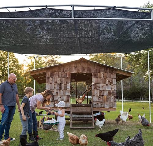 Shade Cloth 90% Sunblock Net for Garden Patio,Shade Sails -for Plants Greenhouse Outdoor Pergola Lawn Swimming Sun Protection Covers for Kennel Chicken Coop Easier to Hang Neting Cover, 3x3 FT - size: 3'x3'