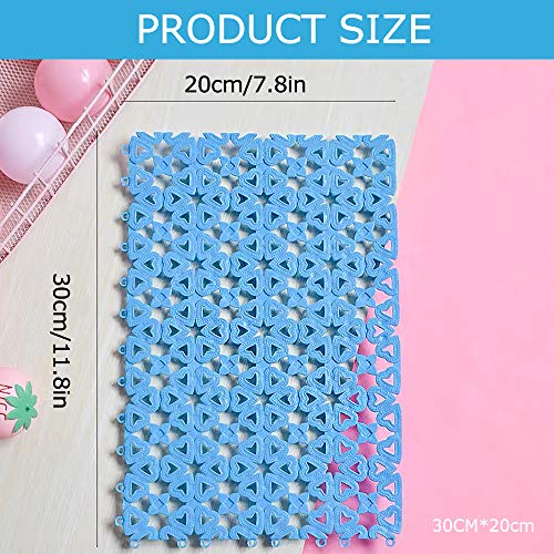 kathson Rabbit Cage Mat Floor Plastic Mats Feet Pads for Pet Cats Dogs Bunny Hamster Rat Chinchilla Guinea Pig (4 Pack) - size: 4 Pack
