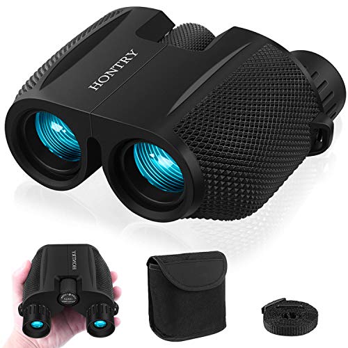 10x25 Compact Binoculars for Adults and Kids | Bird Watching, Travel, Cruise Ship, Sport Games, Theater, Concerts, Road Trip - color: Black, size: 10x25