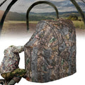 Hunting Chair Blind, 1/2 Man See Through Ground Blind, Camo Tent | Built-in Chair, Portable Blind, One-Way See Through, 1/2 Person, Camouflage, With Carrying Bag, Hunting Blind, Hunting Gear - style: 1 Person