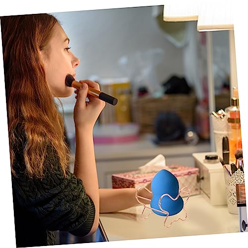 4pcs Sturdy Beauty Sponge Drying Rack Makeup Egg Holder Powder Puff Stand for Organized Storage