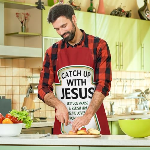 Funny Men Cooking Grilling Aprons Belly BBQ Funny Gag Gifts for Christmas, White Elephant Gift Exchange (MuscleMankini, One Size) - color: Musclemankini