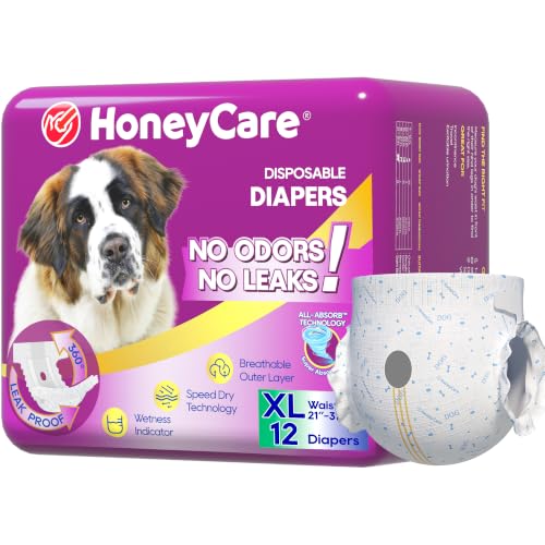 HONEY CARE All-Absorb Disposable Dog Diapers, X-Large - size: X-Large (Pack of 1)