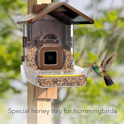 Wasserstein Bird Feeder Camera Case Compatible with Blink, Wyze & Ring Security Cameras Including Blink Outdoor 4, Wyze Cam OG & Ring Stick Up Camera (Camera NOT Included)