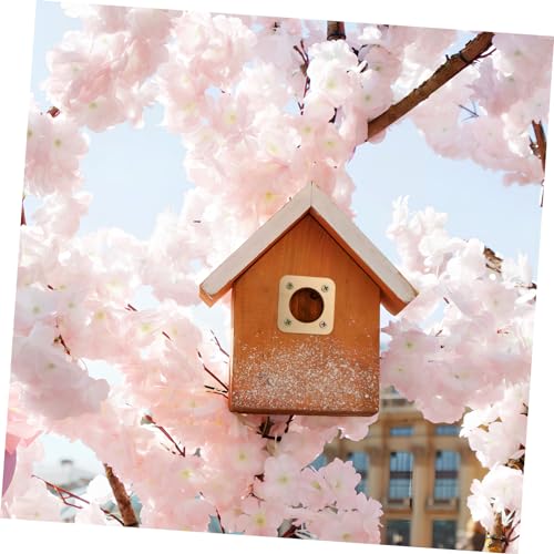 VANZACK 8pcs House Metal Guards Birdhouse Hole Protector Birdhouse Predator Guards for Outdoor