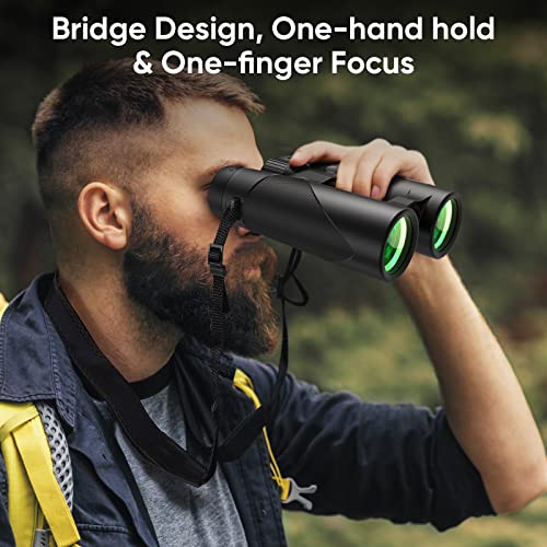Timorn Binoculars for Adults Bird Watching 8x42 HD with Phone Adapter | 430ft Wide Field of View, FMC Lens for Clear & Sharp Images, Waterproof Lightweight Design for Wildlife, Hiking, Travel