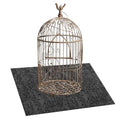 Large Bird Cage Mat, Under Pet Cage Mat for Bird Cages, Reptile Aquariums, Dog Kennels, Absorbent/Waterproof Felt Mat with Non-Slip Backing for Hard Floors and Surfaces (30x36 Inch) - size: 30x36 Inch