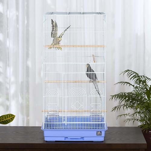 Prevue Pet Products SPECONO1818H-PB Tall Tiel Cage, Periwinkle Blue - color: Periwinkle Blue