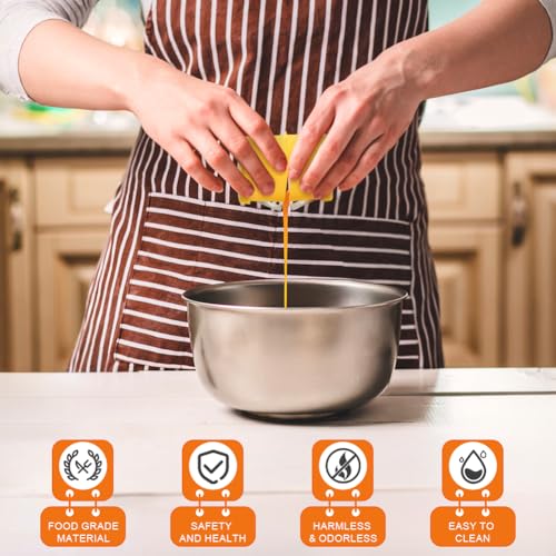 3pcs Egg Shell Opener & 1 Egg Separator,Eggs Cracker Tool for Rawegg,Handheld Eggshell Cutter Hard Boiled Eggs Breaker Yolk White Separator for Cooking Camping Kitchen Gadgets