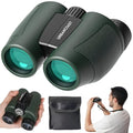 12x32 Compact Binoculars for Adults High Powered, Large View & Super Bright | Easy Focus, Waterproof, Lightweight, Small Binocular for Bird Watching, Cruise Ship, Travel, Sightseeing, Sports, Concerts - color: Dark Green
