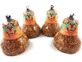 Mr. Bird Flaming Hot Feast Spicy Bird Seed Bell, 4-Pack | Premium Blend of Mealworms, Peanuts & Hot Pepper | Squirrel Repellent Bird Seed | Handcrafted in Texas - size: 1 Count (Pack of 4)