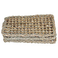 Super Bird Creations SB50008 Seagrass Mat for Cage Decor, Pet Enrichment and Boredom Relief - Versatile Toy-Making Base - Ideal for Parrots - Small to Large Birds & Reptiles - 7"x12" (3 Pack) - size: 7"x12" (3 Pack)