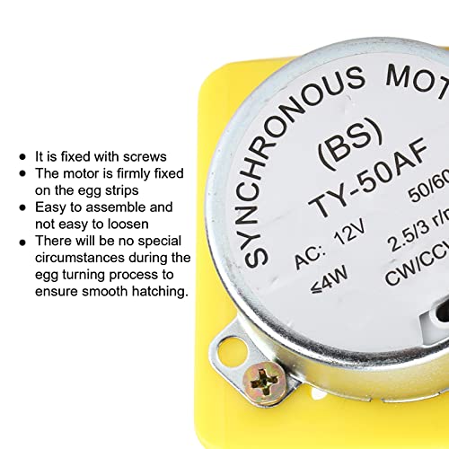 Fully Automatic Egg Incubation Tray,Household Egges Incubator Plate Automatic Chicken Eggss Turning Tray Mini Incubator Hatcher Auto Eggs Turner with Motor for Chicken Duck Quail Egg(12V)