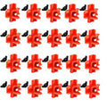 Doublewood 20Pcs Chicken Nipples Horizontal Side Mount Poultry Water Nipple Waterer Drinker Outdoors for Chicken Ducks Quail and Other Poultry (20)