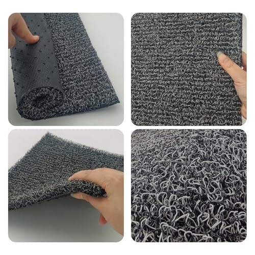 Nesting Pads for Chicken Coop, 12 x 12 inch Plastic Chicken Nesting Boxes Pads Coop Accessories for Chicken Hen Box Laying Eggs, Gray (2)