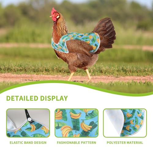 Chicken Saddle for Hens, 3 Pack Chicken Apron with Elastic Straps, Breathable & Washable Feather Protection Vest for Broody Hens or Molting, Easy to Clean (Cloud) - color: Cloud