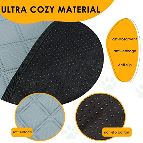 2 Pack Guinea Pig Cage Liners for C&C 2x4 Habitat Washable Guinea Pig Bedding Super Absorbent | Waterproof | Non Slip| Reusable Guinea Pig Pee Pads for Small Animals Cages - 57.1" x 27.6" - color: Light Grey, size: 57" x 28" (2 Pack)