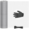 48in x 200ft Hardware Cloth Hot-Dip Galvanized Welded Wire Mesh - Heavy Duty 3/4inch 23 Gauge Chicken Wire Fencing for Garden, Chicken Coop, Rabbit Cage, Rodent & Predator Protection - size: 48in x 200ft