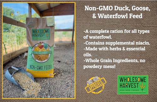 Duck, Goose, Waterfowl Feed 40 lb, High Protein Specially Formulated to Promote Egg Production and Healthy Flocks - size: 40 Pound (Pack of 1)