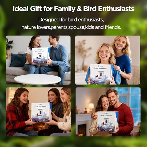 Window Bird Feeder for Outdoors with Strong Suction Cups,Sturdy and Durable Acrylic Birdfeeders for Viewing Wild Birds Outside,Mount On Window/Wall/Bird Pole Kit