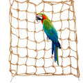 VTurboWay Bird Climbing Net, Parrot Climbing Cotton Rope Thicken Chew Toys Net Hammock Hanging Ladder Habitat for Parrot Cockatoo Cockatiel Macaw African Greys Budgies Parakeet (23.6" x 23.6")