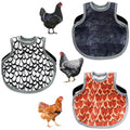 3-Pack Chicken Saddle for Hens, Back Protector Aprons | Adjustable strap design shields hen plumage during mating & flock activity, backyard poultry farm daily accessory