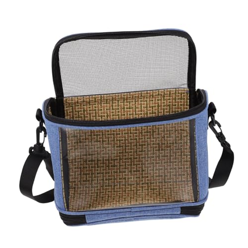 NUOBESTY Transparent Parrot Carrier Bag Capacity Portable Pet Bird Travel Pouch Handheld Outdoor Carrying Bag Breathable Scratch-Resistant Design for Travel