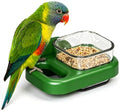 Bird cage Feeder,Bird cage Food Bowls,Parrot Feeder,Bird Feeding,Dish Water Cups,Stand Hanging Parakeet Food Container,Bird Food Bowl for cage,Food and Water Bowls,for Birds or Budgie Parrot