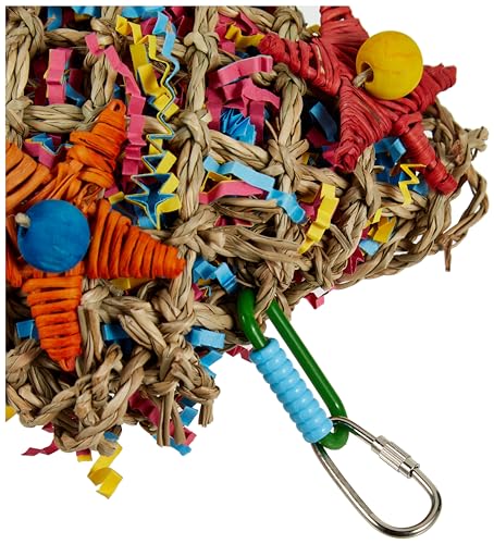 Super Bird Creations SC208 Foraging Toy - Ideal for Small Animals - Fun & Entertaining Animal Toy - Pickin’ Pocket Design - Made with Safe Components - 5” x 3” x 7.5”