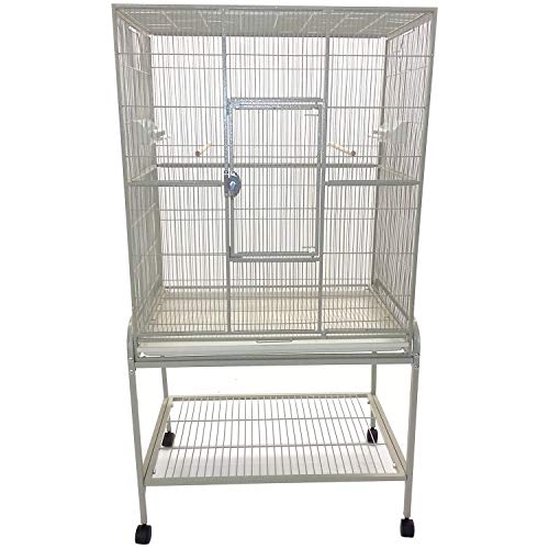 A&E Cage Company Flight Bird Cage in White