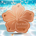 OICEME Bird Bath Purification Disc Pure Copper Outside Winter Solar Power Birdbath Disk Water Backyard Winter Solar Power Hummingbird Cleaner Pedestal Fountain Bowl Metal Warmer Railing Accessories - color: Copper Bauhinia