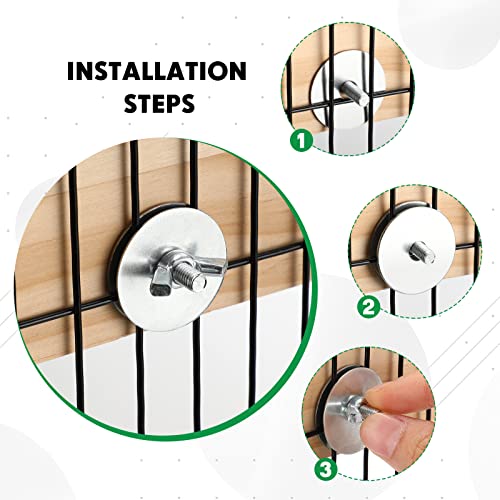 Wettarn 6 Pcs Bird Perch Platform Bird Corner Parrot Perch Corner Wooden Stand Sector Playground Cage Accessories Shelf for Parakeet Conure Cockatiel Budgie Gerbil Rat (7.1 x 7.1 Inch,Platform) - color: Platform, size: 7.1 x 7.1 inches