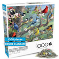Buffalo Games Hautman Brothers Birds, 1000 Piece Jigsaw Puzzles for Adults | Poster Included for Adults, Less Guesswork, Precision-Cut Pieces, Snap Fit, Less Puzzle Dust, Made in USA