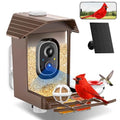 Bird Feeder with Camera Solar Powered, 2K HD Live Video Smart Bird Camera for Outdoors, Motion Detection with Instant Alerts, IP65 Waterproof, Bird Watching Gifts for Nature Lovers | AI Bird Recognition | Capture Birds in 2K HD | Built for Outdoors | Sola