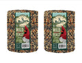 Mr. Bird WildBird Feast Cylinder, 2-Pack, 4 lbs | Wild Bird Seed for Outside Feeders | Premium Blend of Pecans, Sunflower Hearts & Millet | No Mess, No Melt - size: 4 Pound (Pack of 2)