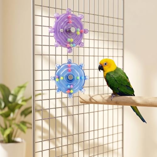 2 Pcs Bird Toys for Parakeets Budgie Toy Fun Parakeet Toys | Chewing Exercisers, Bird Cage Toy for Budgies Cockatiels