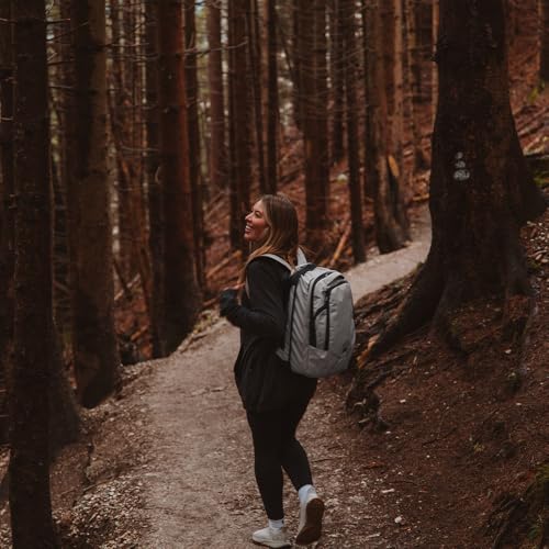 Knack Small Series 2 Laptop Backpack Fits up to 16 Inch Laptops - Knack Bags Carry-On Backpack, TSA Approved, Expandable Travel Backpacks With 2 Day Outfit Capacity, Alloy Gray - color: Alloy Gray, size: Small