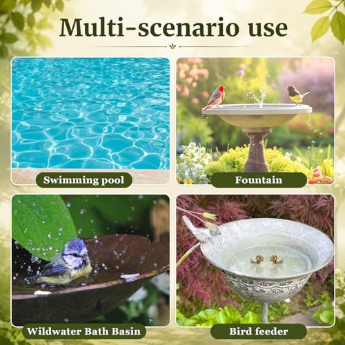 4 Pcs Mini Bird Bath Copper Ornaments Bird Bath Purification Disk Birdbath Cleaner Single 1 oz Weight Universal Fit for Outdoor Birdbaths, Bowl (Duck) - style: Duck