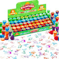 JOYIN 50PCS Dinosaur Stamps for Kids, 50 Different Designs, Fossils, Sea Dinosaurs, Stamps for Dinosaur Party Favor Bags, Classroom Prizes Stuffers, Treasure Box Toys, Birthday Gift - style: Dinosaur