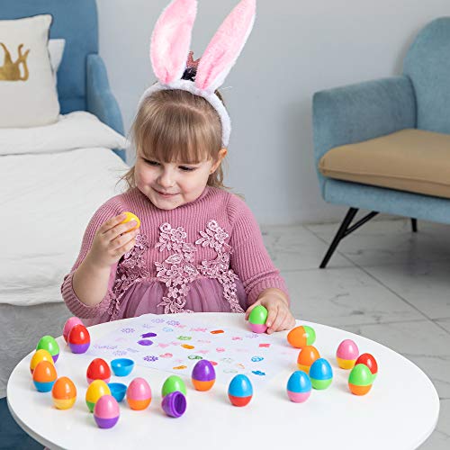 JOYIN 24Pcs Easter Egg Stampers Toys for Easter Eggs Hunt Game, Basket Stuffers Fillers, Stamps Gifts, Kids Party Favor, Classroom Prize Supplies - style: bunny