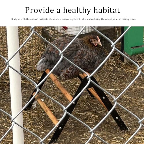 XCL Chicken Perch for Baby Chicks, Chicken Roosting Bars, Chicken Perch for Coop, Suitable for Backyard Poultry, Easy to Install Farm Chickens Roost Toys, A-Shaped Chicken Perch (S) - size: S